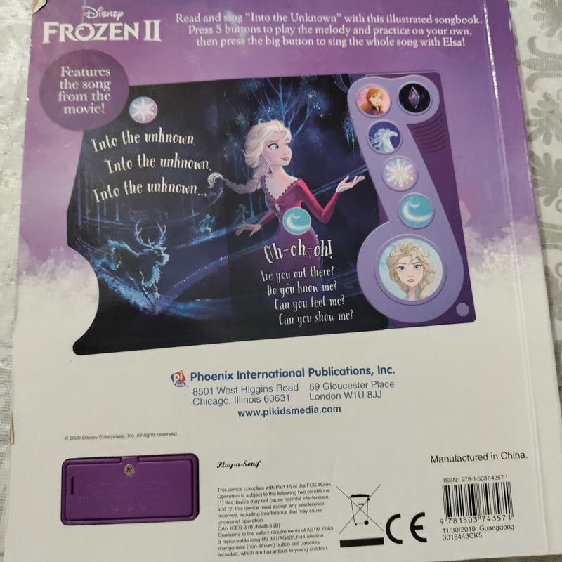 Frozen 2 Little Music Note