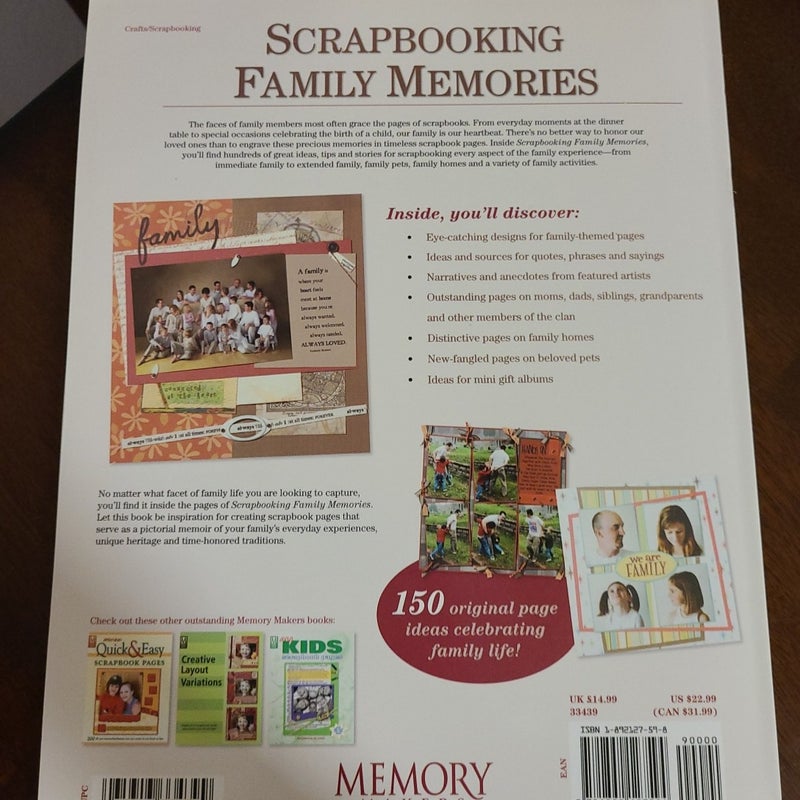 Book Scrapbooking Family Memories All New Page Ideas Celebrating