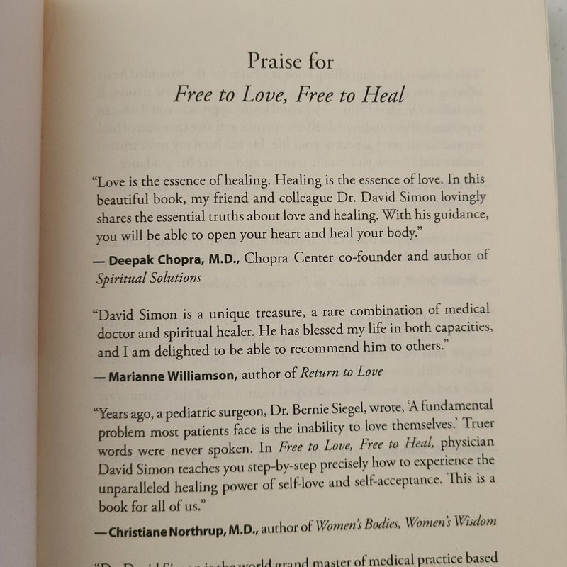 Free to Love Free to Heal