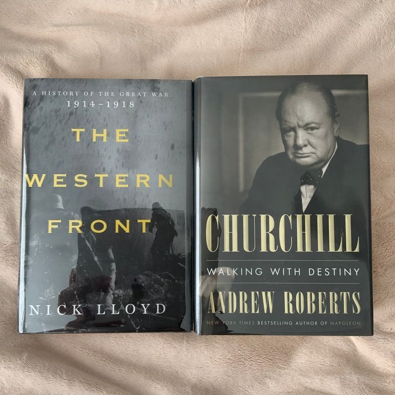European History WW1 Winston Churchill Book Lot