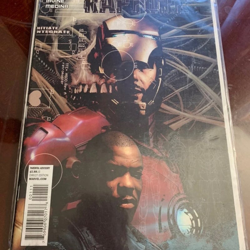 Marvel Knights Iron Man Rapture Comic Issues #1 and #4