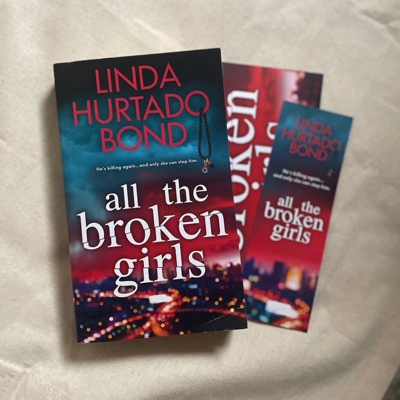 All the Broken Girls-included bookmark & postcard 