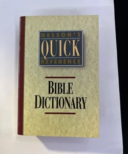 Nelson's Quick Reference Bible Dictionary G4