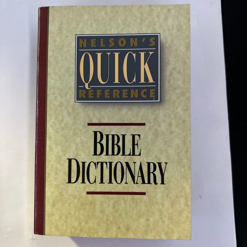 Nelson's Quick Reference Bible Dictionary G4