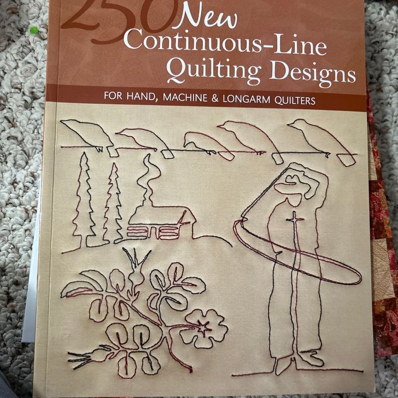 250 New Continuous-Line Quilting Designs