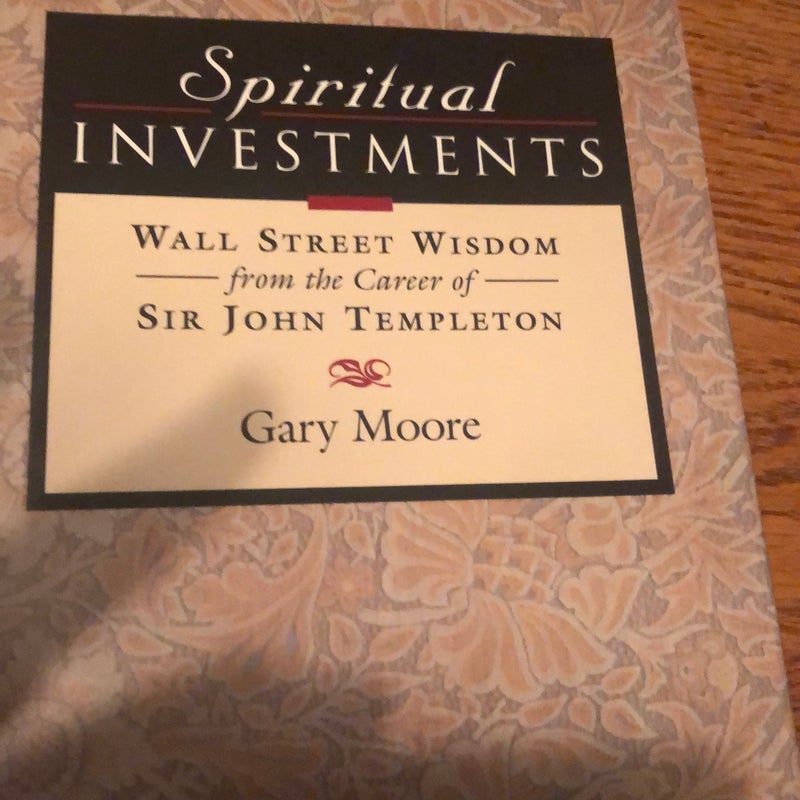 Spiritual Investments