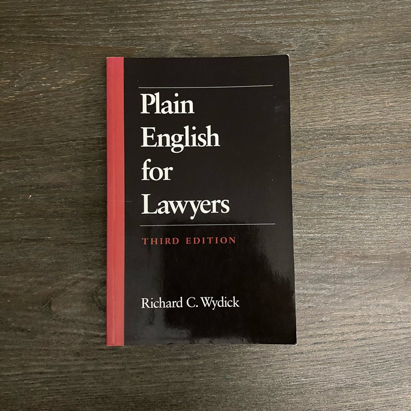 Plain English for Lawyers - 3rd Edition 