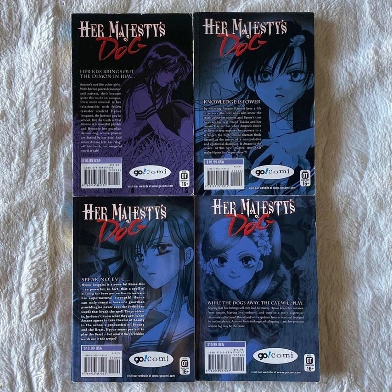 Her Majesty’s Dog Manga Volumes 1, 3, 4 & 6