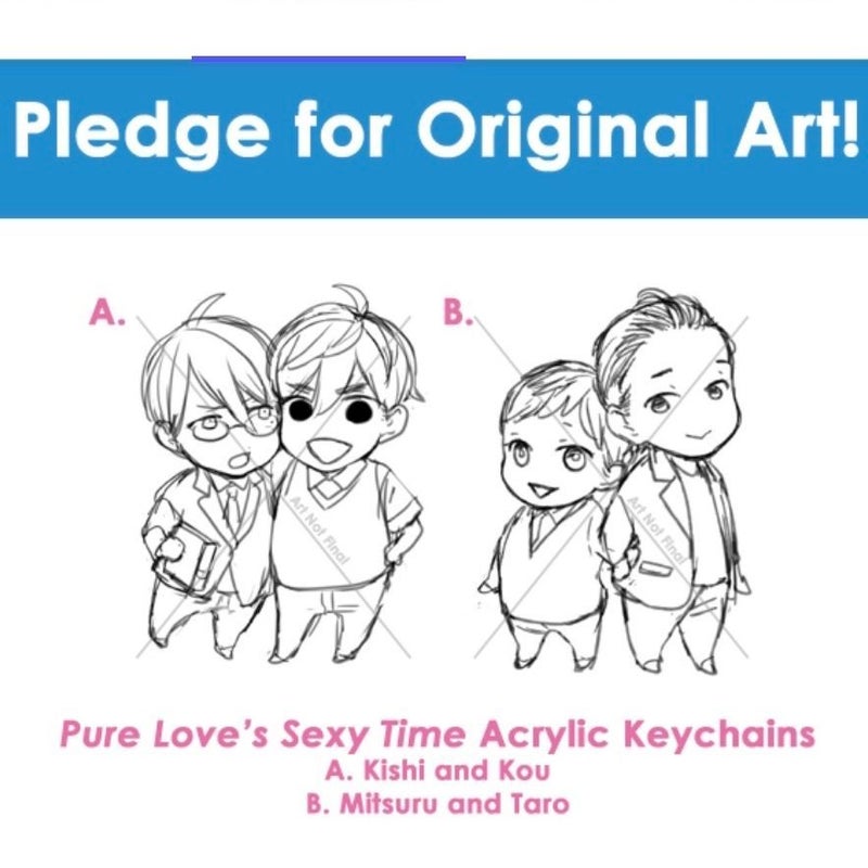 Pure Love’s Sexy Time Acrylic Keychains