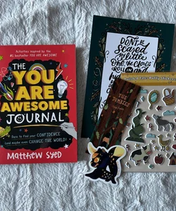 Owlcrate Jr. The You Are Awesome Journal Middle Grade Bundle
