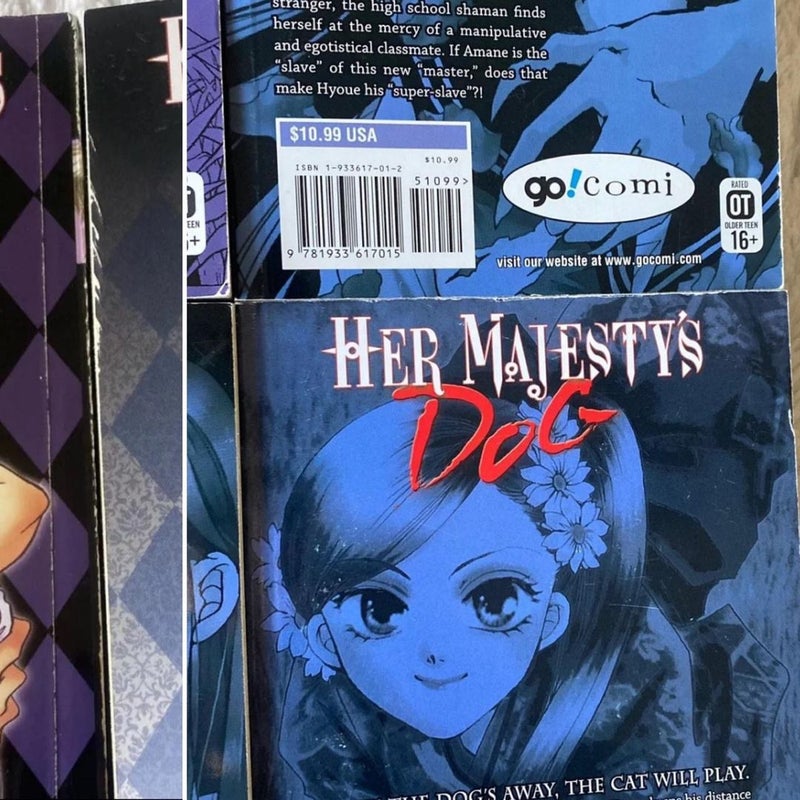 Her Majesty’s Dog Manga Volumes 1, 3, 4 & 6
