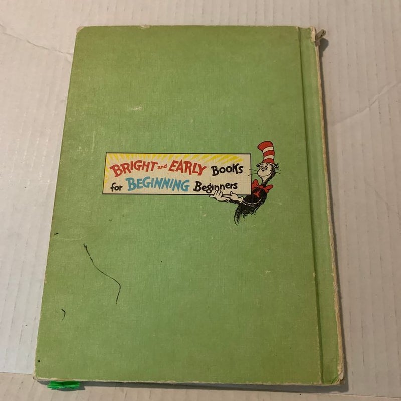 1968 Dr. Seuss The Foot Book Hardcover Random House Book Club Edition