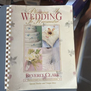 Planning a Wedding to Remember