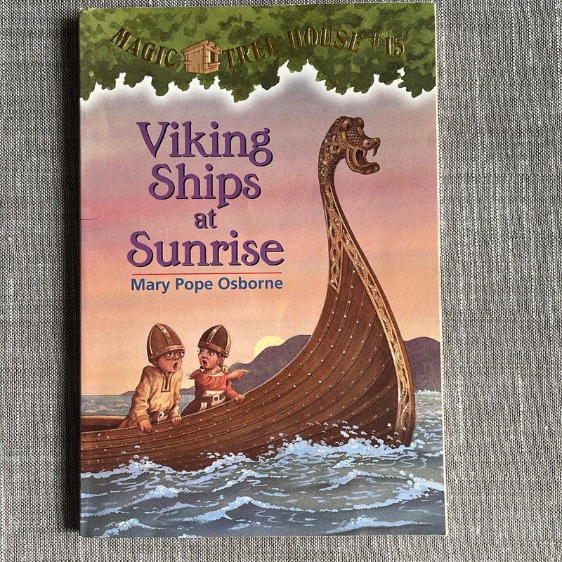 Viking Ships at Sunrise