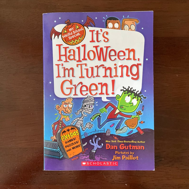 It’s Halloween I’m turning green 