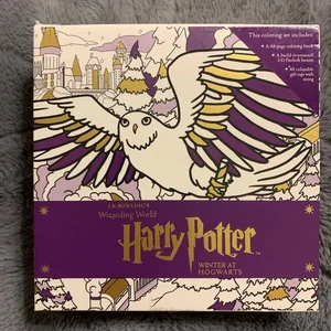 Harry Potter: Winter at Hogwarts: a Magical Coloring Set