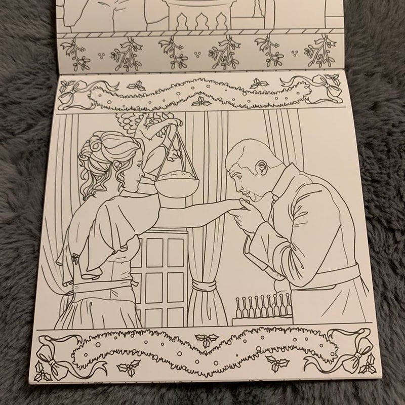 Harry Potter: Winter at Hogwarts: a Magical Coloring Set