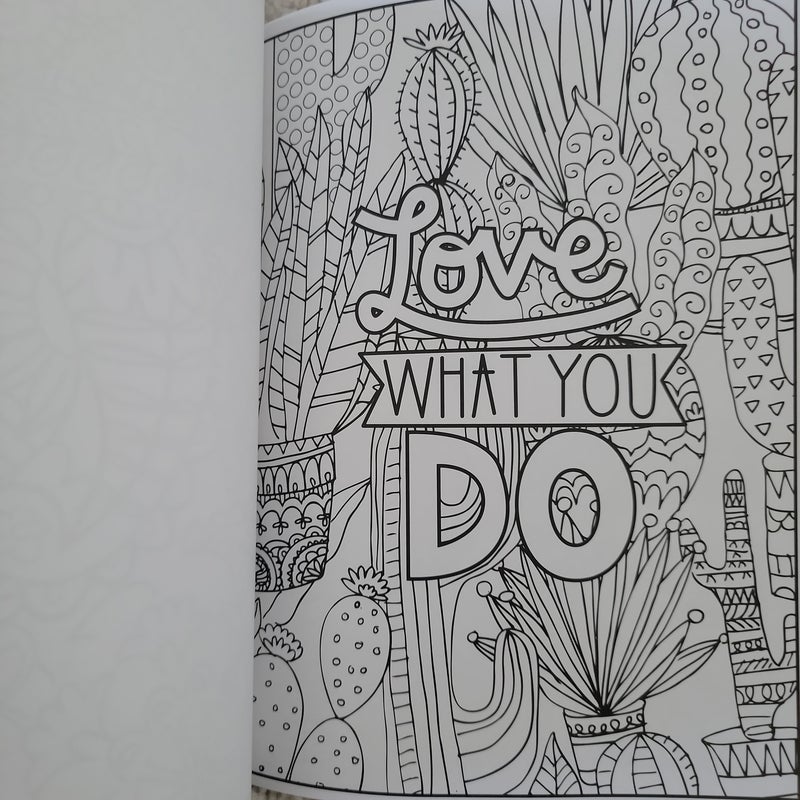 Creative Quotes Coloring Book by Timeless Creations, Paperback