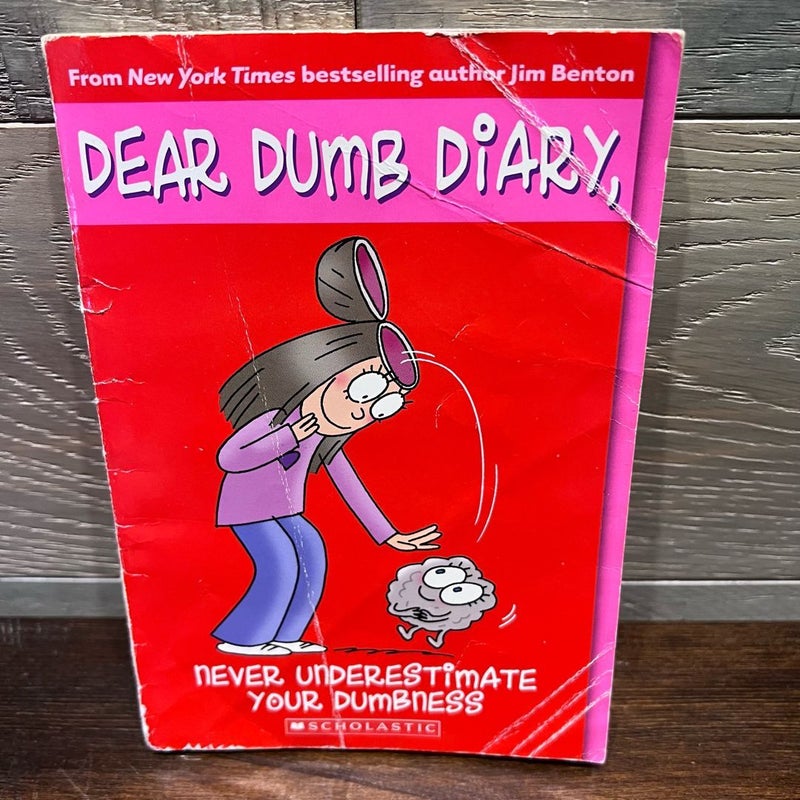 Lot of 4 Dear Dumb Diary Jim Benton Children's Chapter Book 2, 5 & 7 PB YA