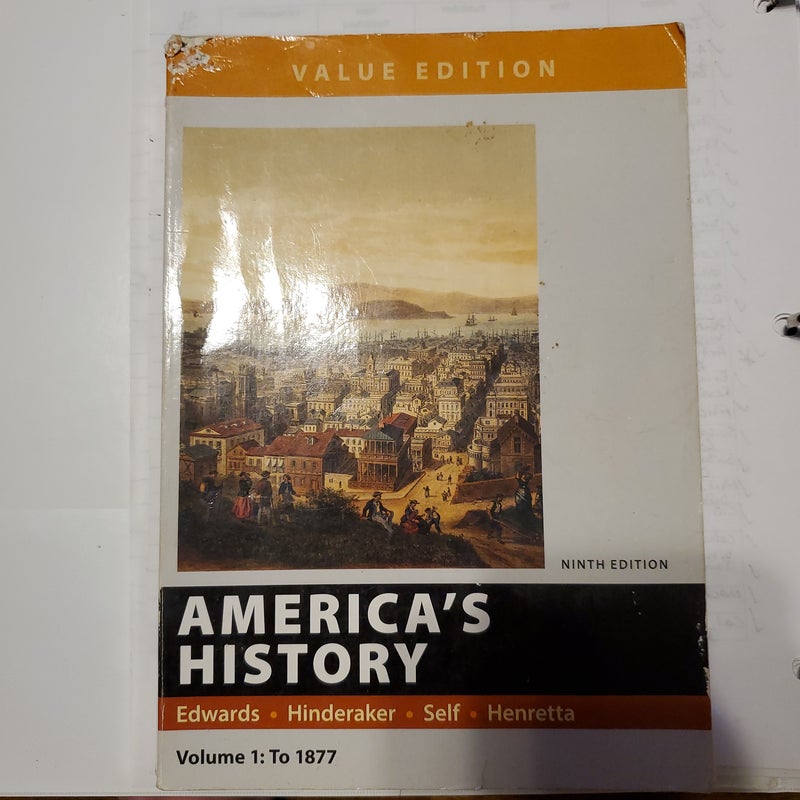 America's History, Value Edition, Volume 1