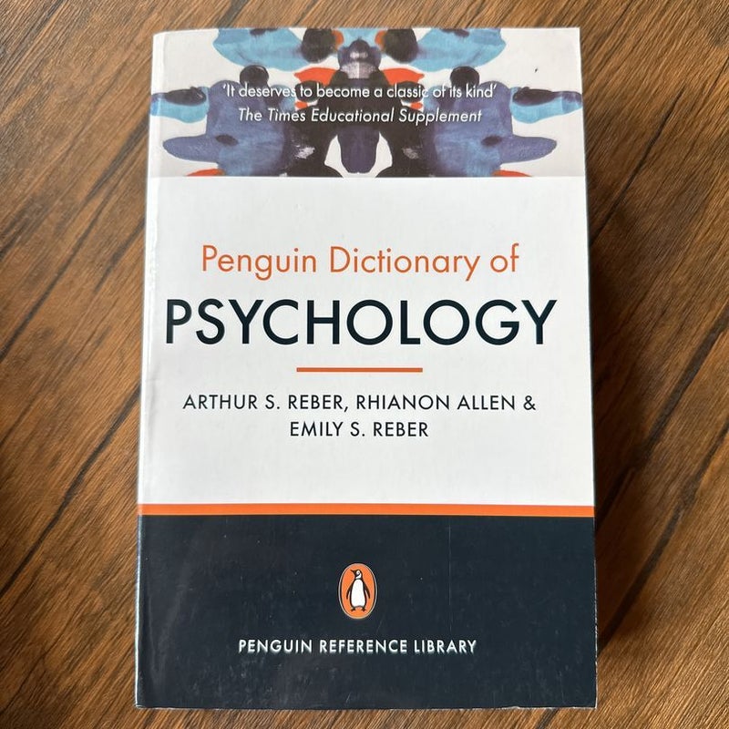 The Penguin Dictionary of Psychology