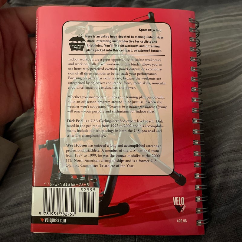Workouts in a Binder for Indoor Cycling