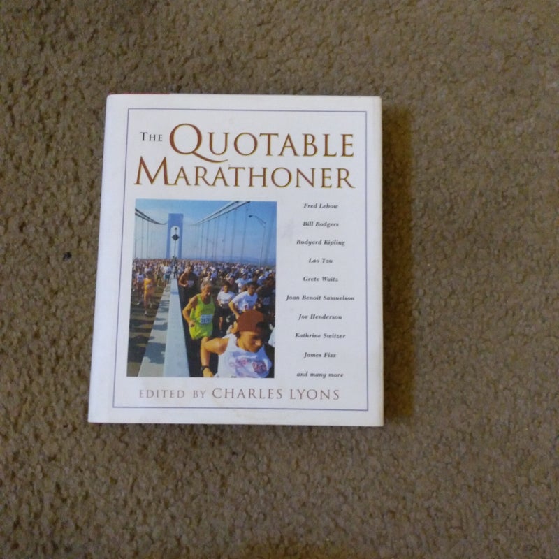 The Quotable Marathoner