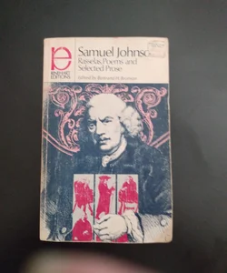 Samuel Johnson Rasselas, Poems and Selected Prose