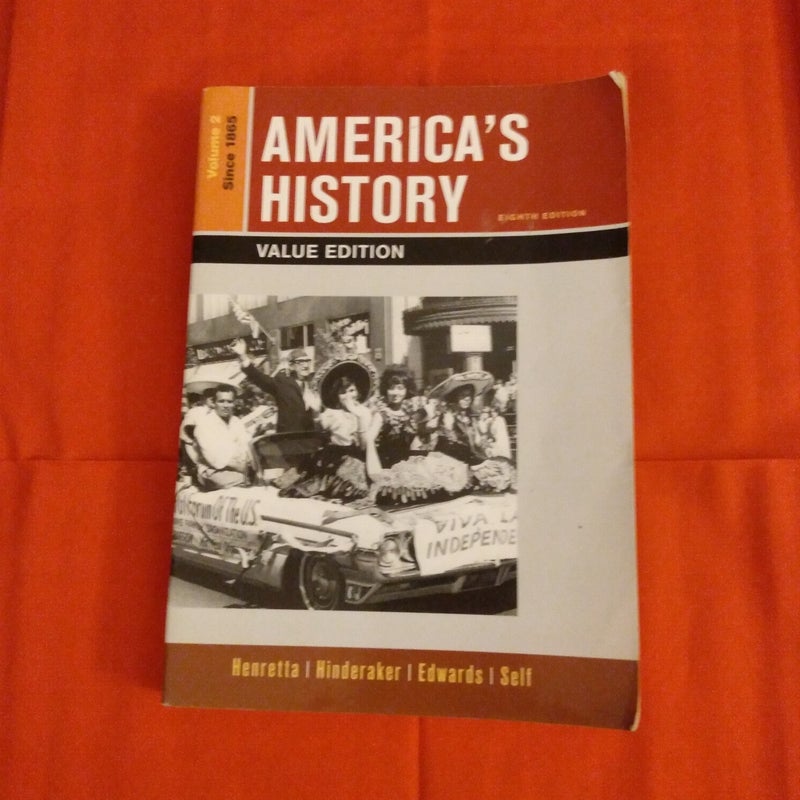America's History, Value Edition, Volume 2