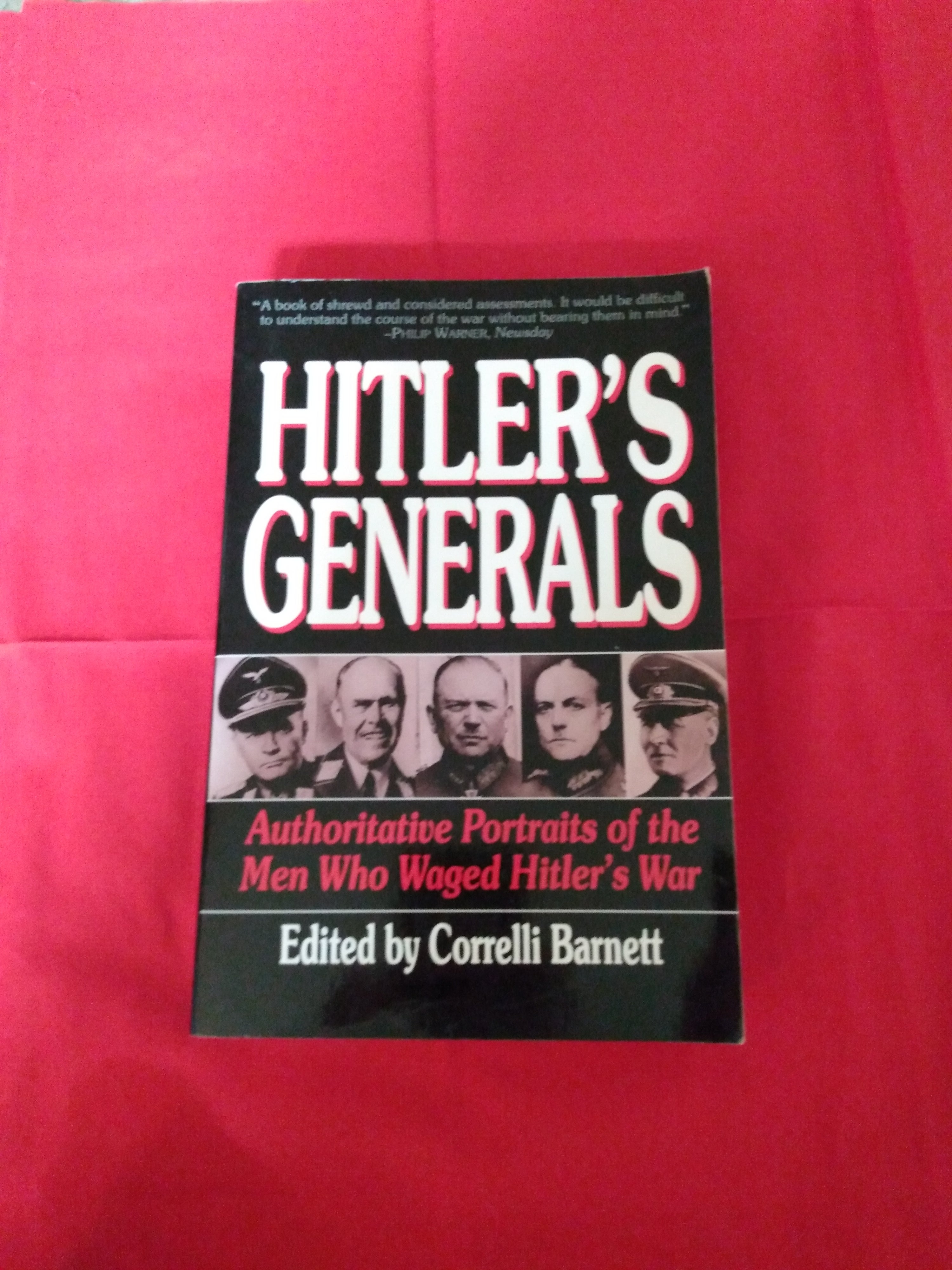 Hitler's Generals By Correlli Barnett, Paperback | Pangobooks