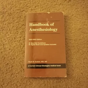Handbook of Anesthesiology