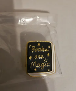 Books Are Magic pin 