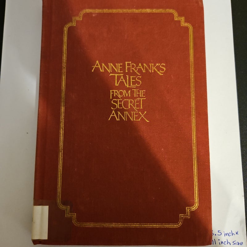 Anne Frank's Tales from the Secret Annex