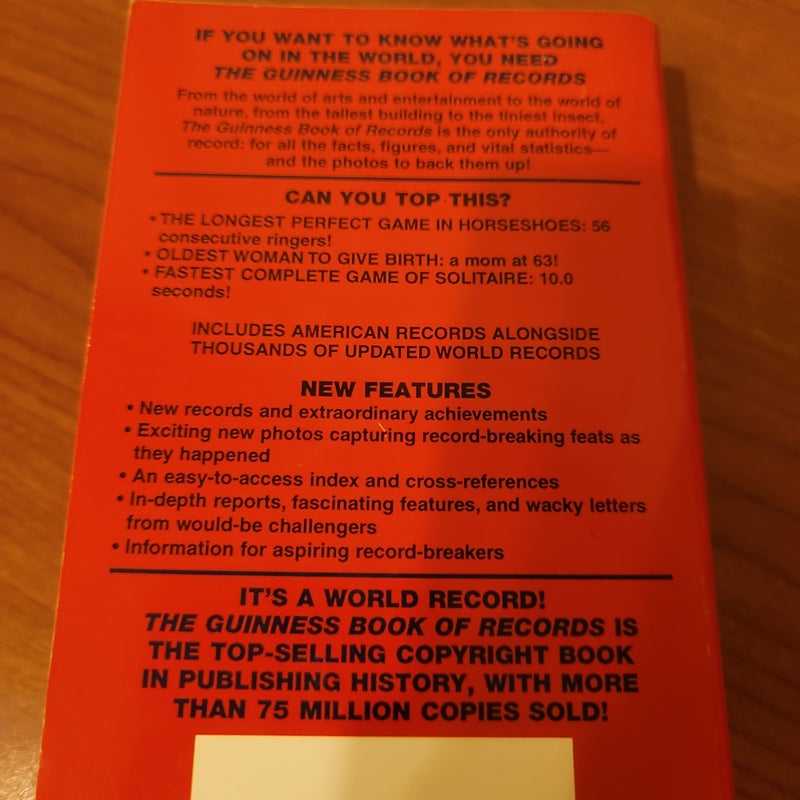 The Guinness Book of World Records 1996