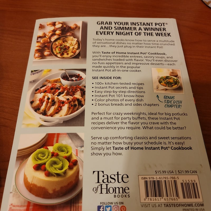 Taste of Home Instant Pot Cookbook