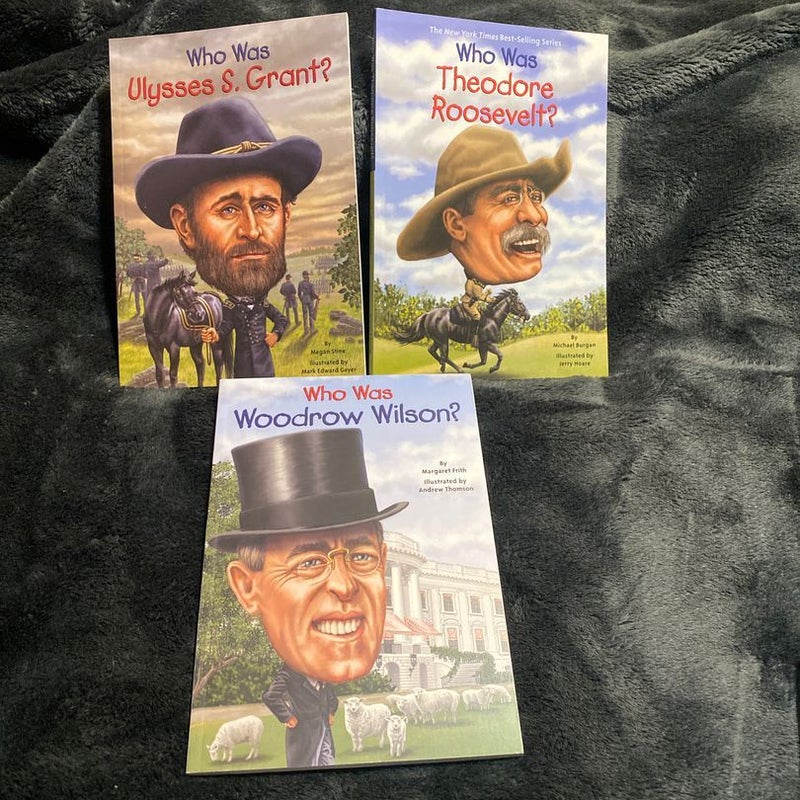 Who was Ulysses S Grant? Who was Theodore Roosevelt? Who is Barack Obama? Who was Thomas and Jefferson? Who was Ronald Reagan? Who was John F Kennedy?W ho was Abraham Lincoln? Who was Franklin Roosevelt? Who was Woodrow Wilson? Who was Ulysses S Grant? Who was Theodore Roosevelt?