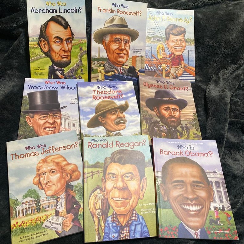 Who was Ulysses S Grant? Who was Theodore Roosevelt? Who is Barack Obama? Who was Thomas and Jefferson? Who was Ronald Reagan? Who was John F Kennedy?W ho was Abraham Lincoln? Who was Franklin Roosevelt? Who was Woodrow Wilson? Who was Ulysses S Grant? Who was Theodore Roosevelt?