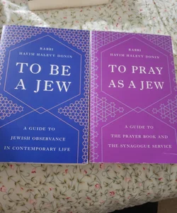 2 Book Bundle: "To Be a Jew" & "To Pray as a Jew"