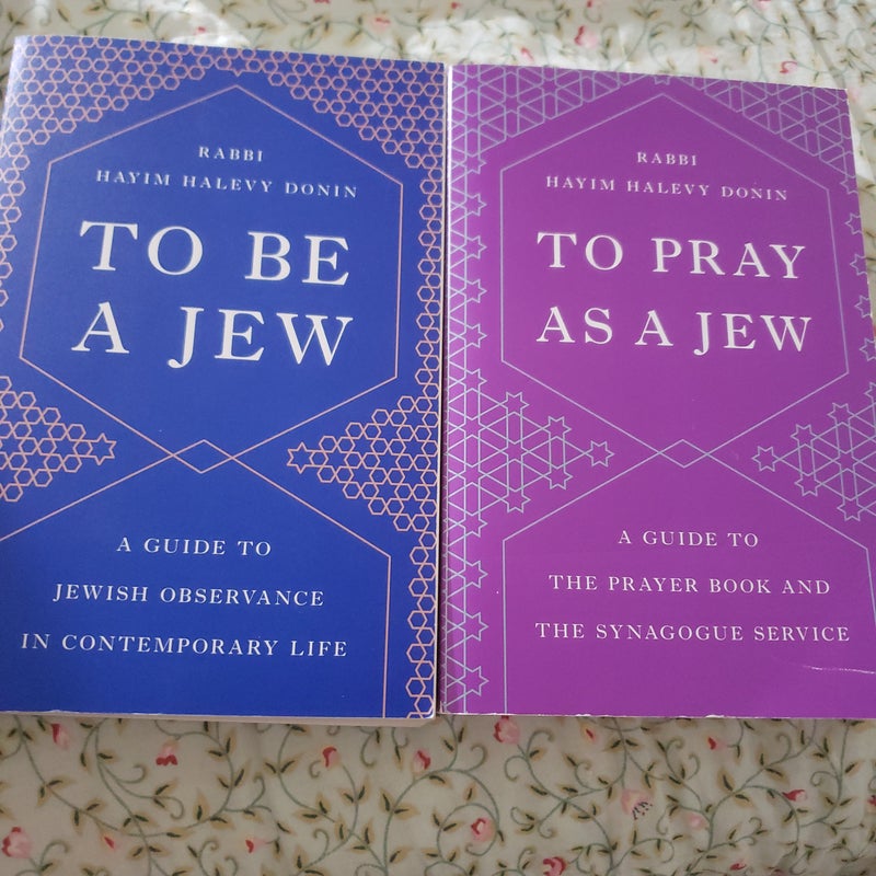 2 Book Bundle: "To Be a Jew" & "To Pray as a Jew"
