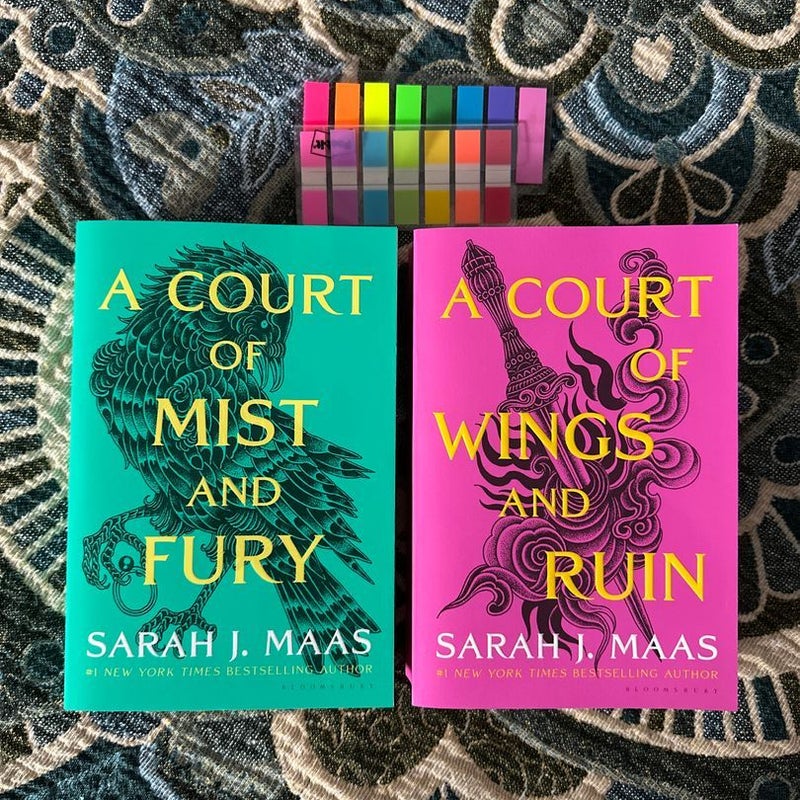 RARE WHITE SPINE - ACOMAF & ACOWAR