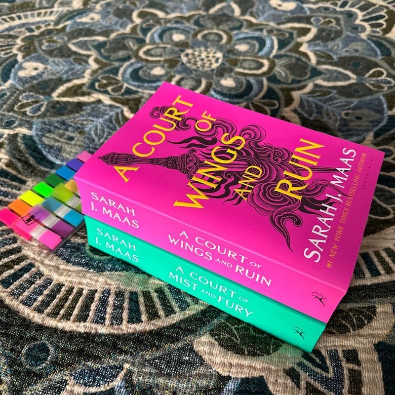RARE WHITE SPINE - ACOMAF & ACOWAR