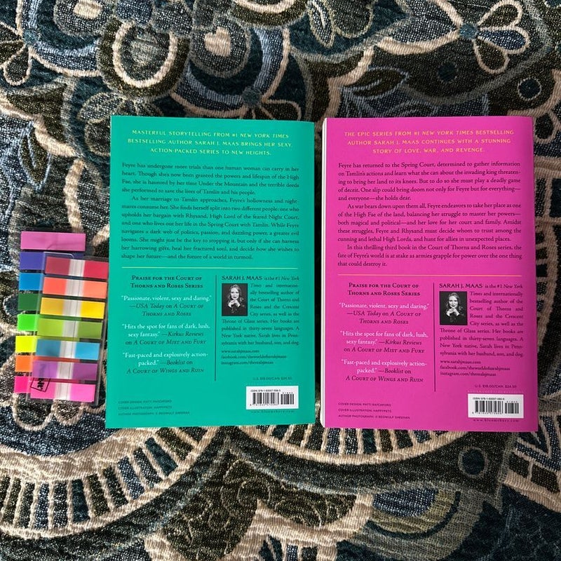 RARE WHITE SPINE - ACOMAF & ACOWAR