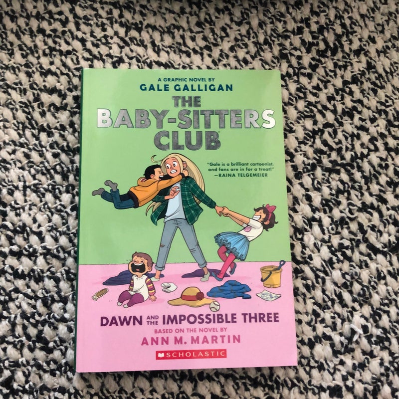Dawn and the Impossible Three: Full-Color Edition (the Baby-Sitters Club Graphix #5)