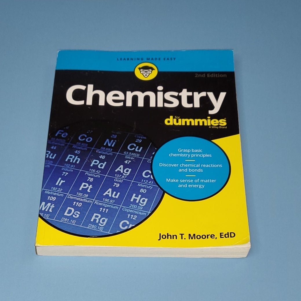 Chemistry for Dummies by John T. Moore, Paperback Pangobooks