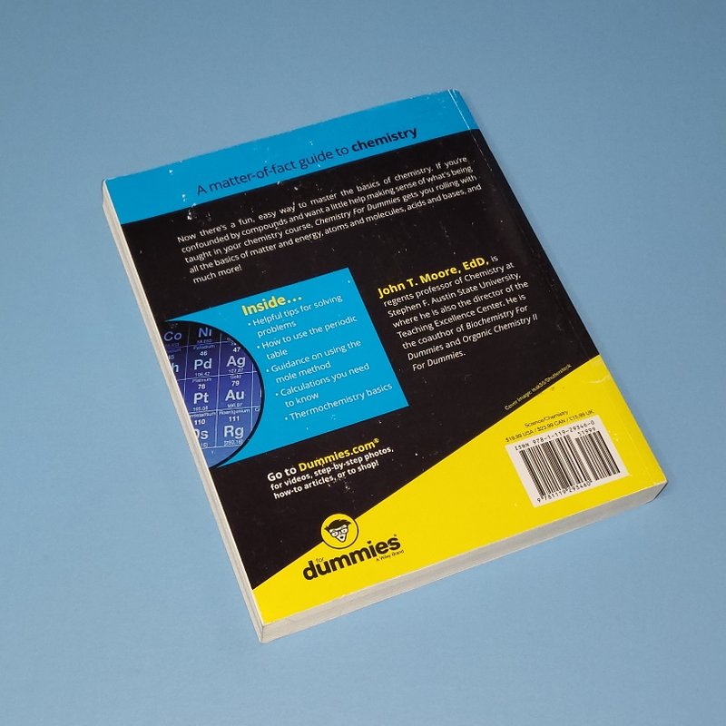 Chemistry for Dummies by John T. Moore, Paperback | Pangobooks