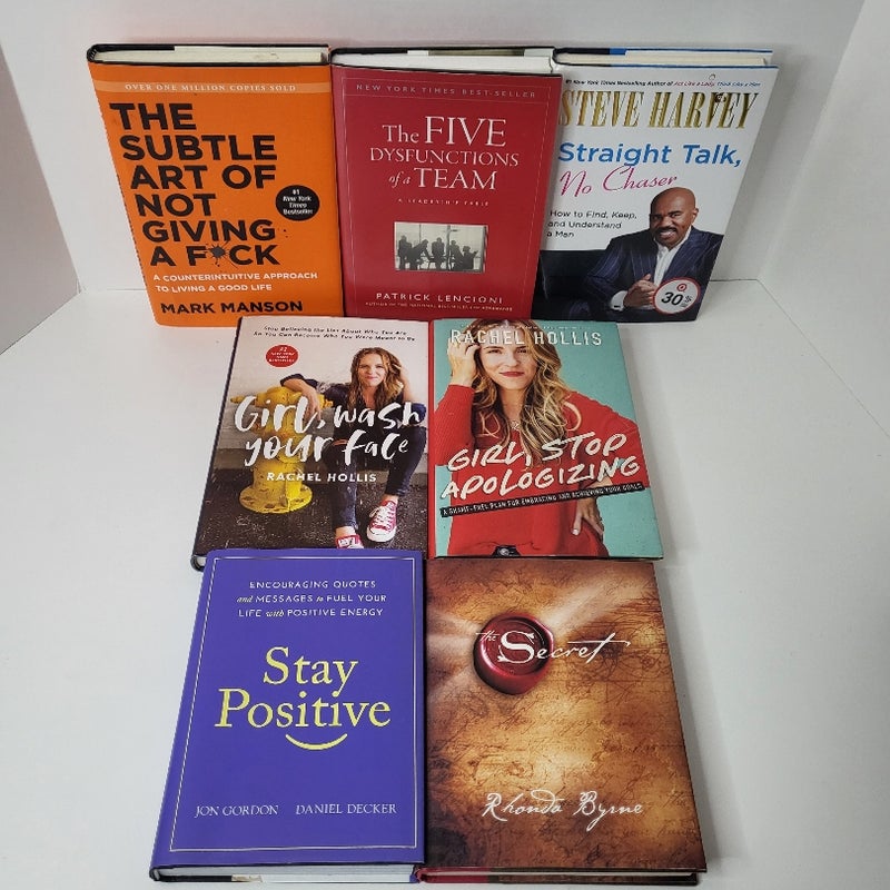 Custom Self Help Business Hardcover Book Bundle 