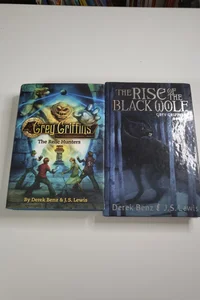 The Rise of the Black Wolf and The Relic Hunters Fantasy Fiction Hardcover Book Bundle 