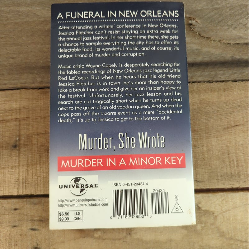Murder, She Wrote: Murder in a Minor Key