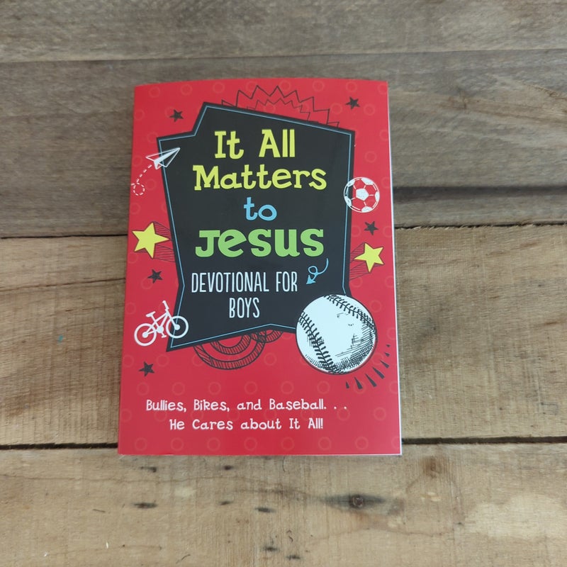 It All Matters to Jesus Devotional for Boys