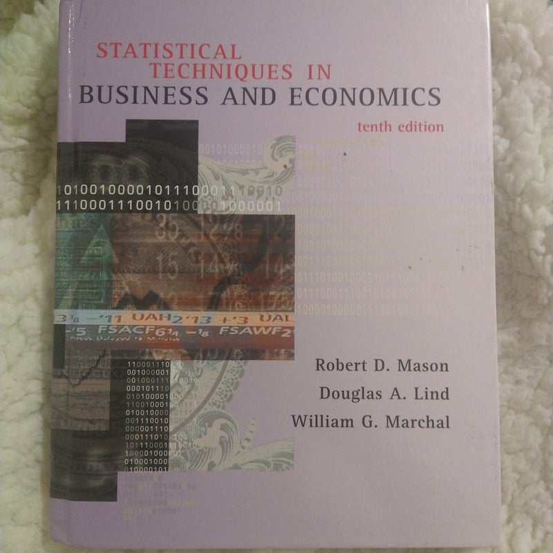 Statistical Techniques in Business and Economics